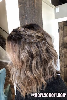 Beige braid Hair Dues, Hoco Inspo, Two Is Better Than One, Hair Tuck, Fancy Hair, Haute Hair, Hair And Makeup Tips, Hair Due, Medium Short Hair