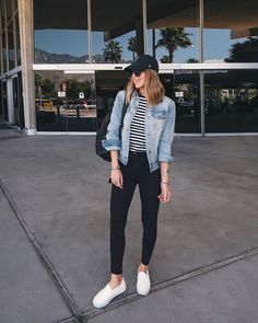 Athleisure Inspiration, Paris Ootd, Look Grunge, Chique Outfit, Casual Weekend Outfit, Cap Outfit, Hat Outfit, Plane Travel, Cute Spring Outfits