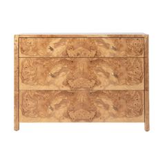 the chest of drawers is made out of wood and has four drawers on each side