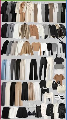 Capsule Wardrobe Casual, Stile Hijab, Fashion Capsule Wardrobe, Business Casual Outfits For Work, Everyday Fashion Outfits, Wardrobe Outfits, Classy Work Outfits, Stylish Work Outfits, Easy Trendy Outfits