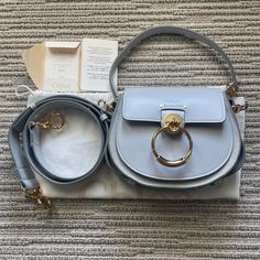 Chloe Small Tess Bag In Great Condition, As Shown Chloe Tess Day Bag, Chloe Small Tess Bag, Chloe Mini C Bag, Chloe See Bag, Chloe Black Crossbody Bag, Chloe Bag, Chloe, Bag Lady, Blue