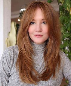 Long Haircut Long Bangs, French Haircut Long Layers, Semi Layered Haircut Medium Length, Floating Layers Hair, French Girl Haircut Long, Long Hairstyles For Fine Hair Straight, Haircuts For Fine Wavy Hair Long, Long Haircut No Bangs, Long Fine Blonde Hair