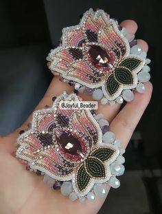 Beadwork Ideas, Boujee Outfits, Beaded Earring, Earring Ideas, Cut Outs, Seed Beads