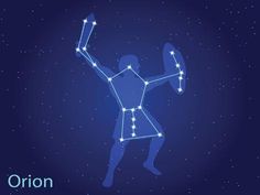 the zodiac sign virgor with stars in the night sky