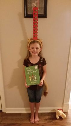 Dr. Seuss Ten Apples Up On Top for Dr. Seuss day Dr Suess Diy Costumes, Dr Suess Costume Ideas, Dr Seuss Family Costume, Dr Seuss Book Character Costumes, Dr Seuss Outfits For Teachers, Dr Seuss Characters Dress Up, Dr Suess Characters Costumes, Dr Seuss Day Dress Up, Dr Suess Dress Up Ideas