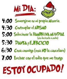 the grin face has been added to this poster for santa's holiday party in spanish