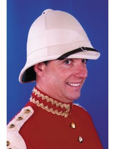 PRICES MAY VARY. Pith Hat British Quality Royal British Guard Style Hat. Made of hard formed cork with authentic cloth covering. One size. British Guard, Pith Helmet, Novelty Hats, Halloween Express, Wig Hat, Head Pieces, Halloween Hats, Man Hat, Costume Hats