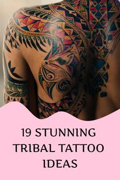 19 Stunning Tribal Tattoo Ideas Shoulder Back Tattoo, Rose Tattoos