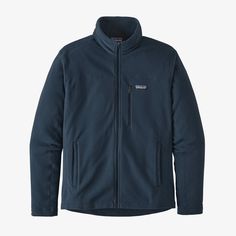 Patagonia Men's Micro D® Fleece Jacket Patagonia Long Sleeve Fleece Jacket For Outdoor, Patagonia Functional Sports Outerwear, Patagonia Functional Outerwear For Sports, Functional Patagonia Outerwear For Sports, Patagonia Fleece Jacket For Outdoor, Patagonia Midweight Outerwear For Sports, Patagonia Fleece Long Sleeve Outerwear, Patagonia Long Sleeve Fleece Outerwear, Patagonia Sporty Fleece Jacket