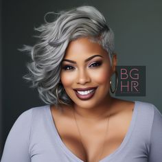 Pixie Perfection: Stunning Styles for Black Women! – Black Girls Hair Rocks Grey Hair Styles For Black Women, Black Women Grey Hair, Chocolate Locs, Black Girls Hair, Styles For Black Women, Gray Hairstyles, 2024 Hairstyles, Ebony Hair, Shaved Side