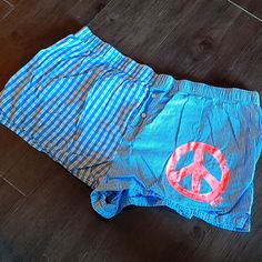 Vintage Love Pink Shorts Excellent Condition! Literally Just Sat In My Closet, Never Worn. Someone Else Should Love It! Love It? Blue Cotton Pajama Shorts For Lounging, Blue Shorts For Pajama Party In Spring, Blue Cotton Bottoms For Sleepover, Playful Cotton Shorts For Pajama Party, Casual Blue Pajama Shorts For Bedtime, Casual Blue Shorts For Pajama Party, Casual Blue Shorts For Bedtime, Blue Cotton Shorts For Sleepovers, Casual Summer Sleep Boxer Briefs