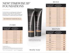 Mary Kay Timewise Foundation, Base Mary Kay, Foundation Color Match, Mary Kay Printables, Mary Kay Sale, Mary Kay Facebook