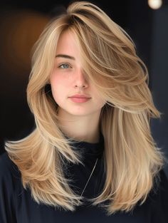 Spring Haircuts, Fresh Haircut, Hair Flow, Long Blonde, Spring Hairstyles, Long Blonde Hair, Women's Hair, Medium Hair Cuts, Hair Transformation