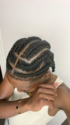 5 Cornrows Braids, Cornrows Aesthetic, Mens Braids Hairstyles Cornrows, Half Cornrows Half Curly Weave, Afro Hair Fade, Cornrows Men, Cornrow Braids Men, Half Cornrows