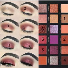 This eye makeup tutorial by @ashleyhawmakeup with the Huda Beauty Desert Dusk Palette is so beautiful We have serious brow envy though . Make sure you use #abeautyedit in your posts to notify us of new beauty launches Huda Palette, Make Up Mata, Huda Beauty Desert Dusk, Dark Eye Makeup, Beauty Eyeshadow, Make Up Videos, Smink Inspiration, Eye Makeup Steps, Makeup Hacks