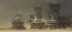 Hellboy Art, Sci Fi Building, Roman Ruins, Sci Fi Environment, Star Wars Concept Art, Star Wars Rpg, Landscape Concept