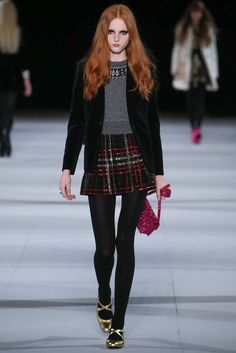 Sac Yves Saint Laurent, Saint Laurent 2014, Hedi Slimane, Outfit Trends, A Skirt, Fall 2014, Outfits Casuales