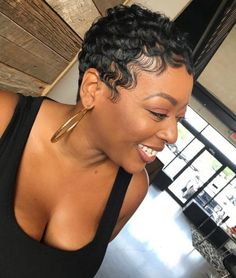 Finger Waves Short Hair, Short Relaxed Hairstyles, Finger Wave Hair, Black Hair Short Cuts, Finger Wave, Natural Hair Cuts, Natural Hair Short Cuts, Cut Life, Short Hair Black