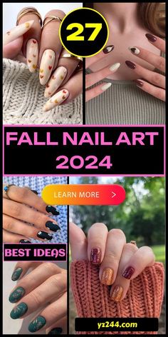 Get inspired by fall colors for your next French manicure! 🍁 Classy and seasonal perfection. 💅 #FallNailInspo #FrenchManicure #SeasonalNails Easy Fall Nail Art, Designs For Short Nails, Easy Designs, Fall Nail Art Designs, Green Shades, Party Nails, Minimalist Pattern