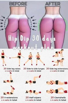 How To Tone Your Stomach In A Week, Exercise To Get In Shape, Hi Dips Workout, Hip Filler Exercises, Gym Workouts To Get Rid Of Hip Dips, How To Be Fit In A Week, Workouts For Fuller Hips, Workouts For Getting Rid Of Hip Dips, Tone Your Legs In 7 Days