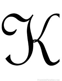 the letter k is made up of black letters and it looks like an uppercase