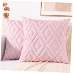 ad eBay - Couch Throw Pillow Covers 20x20 Set of 2, 20" x 20" (Pack of 2) Light Pink - Buy Now, click the link (eBay)