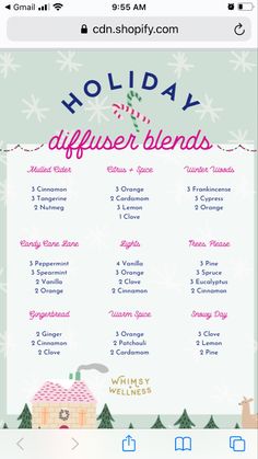 Holiday Diffuser Blends, Diffuser Scents, Essential Oil Spray Recipes, Essential Oil Combinations, Simmer Pot