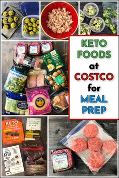 If you want to keep on track with a low carb or keto diet, here are a few of my favorite keto foods from Costco that I use for meal prep. Costco has many keto friendly foods at good prices so you can buy in bulk, prepare and freeze for later. It's a great way to stay organizes on any diet. Keto Bulk Meal Prep, Low Carb Costco Shopping List, Costco For Diabetics, Costco Keto Finds, Keto Costco List, Costco Low Carb Shopping Lists, Healthy Costco Meal Prep, Meal Prep Costco, Costco Keto Shopping List