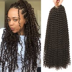 PRICES MAY VARY. ☀ Passion Twist Hair Is Made Of 100% High-quality Low-temperature Flame-Retardant Synthetic Fiber. ☀ Water Wave Crochet Hair is Soft And Bouncy;Lightweight; Itch-free;No smell; No Tangle;No shedding; Smooth; Tight; Very easy to twist and install; Natural & Stylish looking; Hold a long time. ☀ Passion Twist Braiding Hair Specification:Length: 18 inch, Weight: 80g/Pack,22 strands/pack,2 packs/lot. Usually 6-7 Packs Are Enough To Full A Head. 2 packs can be used for color matching Expression Braiding Hair, Water Wave Crochet Hair, Passion Twist Crochet, Passion Twist Hair, Water Wave Crochet, Spring Twist Hair, Wave Crochet, Jumbo Braiding Hair, Braids Black