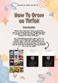 the back cover of how to grow on tiktok, an interactive guide for beginners