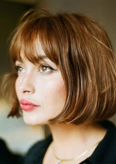 French Haircut, Taylor Lashae, Haircut 2024, Bob Haircut With Bangs, French Hair, Short Bob Haircuts, Penteado Cabelo Curto, Short Hair With Bangs