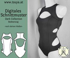 an image of a woman's bodysuit with cutouts on the front and back