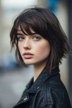 Asymmetrical Bob With Bangs, Asymmetrical Bob Haircuts, Cool Hairstyles For Girls, Amazing Hairstyles, Asymmetrical Bob, Bangs Hairstyles