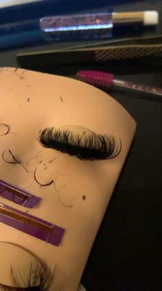 Custom Lashes, Doing Lashes, Lash Mannequin