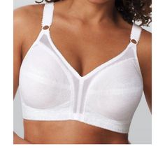 Playtex 18 Hour Sensational Support Wireless Full-Coverage Bra For Full Figures White 34dd Women's Playtex Bras, Bullet Bra, Bra Models, Comfortable Bras, Full Coverage Bra, Black Bra, Pink Bra, Nursing Bra, Womens Maternity