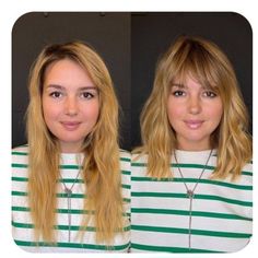 Round Full Face Hairstyles, Mom Cut 2023 Round Face, Shoulder Length Hair With Bangs Round Face, Midsize Hair Styles, Mid Size Haircut For Women, Best Hair Length For Round Face, Hair Styles Round Face Plus Size, Lob With Fringe Round Face, Long Fringe Hairstyles Round Face