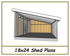 a shed with the door open to allow additional storage space