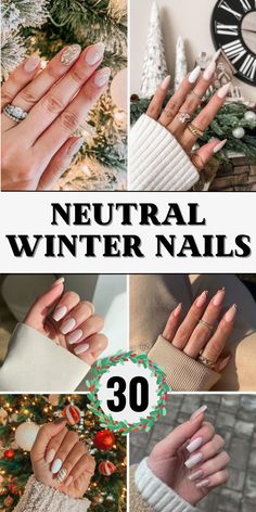 Neutral winter nails are a must-try for 2025, offering a chic, understated look. Explore gel, dip, or acrylic options in popular shapes like square, oval, or almond. Short nails, acrylic short, and coffin designs are ideal for those looking for a blend of simplicity and style. These nail design ideas will elevate your winter look effortlessly. 2025 Nail Shape Trends, Winter Dip Nail Designs, End Of Year Nails, Nails For 2025, Winter Biab Nails, Off White Nails Designs, Short Dip Nails Winter, Nail Shape For Chubby Hands, Winter Nails 2025 Trends