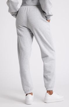 "Find BP. Classic Fit Joggers on Editorialist. Work out or chill out in these comfy cotton-blend joggers designed with an easy tie waist. 29\" inseam; 12\" leg opening; 12 1/2\" front rise; 16\" back rise (size Medium) Elastic/drawstring waist 68% cotton, 32% recycled polyester Machine wash, tumble dry Imported Not available for sale and shipment to Germany" Fitted Joggers, Work Out, Drawstring Waist, Heathers, Not Available, Top Brands, Cotton Blend, Germany, Size Medium