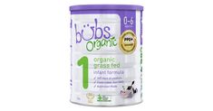 a can of organic infant formula