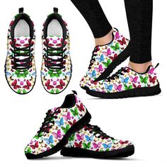 Butterfly Sneakers Easy 30 day return policy Peacock Beautiful, Turquoise Paint, Colorful Sneakers, Turquoise Painting, Butterfly Baby, White Sneakers Women, Pink Pattern, Print Sneakers, Sneaker Shoes