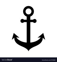 an anchor on a white background