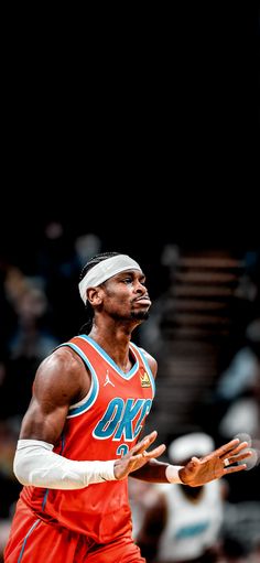 Shai Gilgeous-Alexander | Oklahoma City Thunder | Indiana Pacers vs Oklahoma City Thunder 2024 | NBA Wallpaper | Photo Via: Oklahoma City Thunder