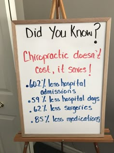 Chiropractic Facts, Whiteboard Messages, Medical Intuitive