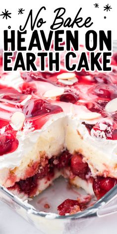 Heaven on Earth Cake Recipe
Heaven on Earth cake describes this delicious trifle-esque dessert perfectly. Moist angel food cake topped with tart cherry pie filling, creamy pudding, and lightly whipped cream make this cake out of this world! Heaven On Earth Cake, Angel Food Cake Desserts, Earth Cake, Angel Food Cake Mix Recipes, Fluff Desserts, Strawberry Dessert Recipes