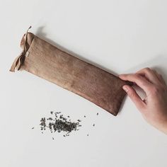 Botanically dyed linen eye pillow.  This pillow was made of unbleached European linen and filled with organic flax seeds and lavender for a beautiful and calming scent. The whole purpose of this eye bag is to rest on your face and relax your skin and eyes. Thats why I decided to use only Flax Seeds, Calming Scents, Eye Bags, Linen Bag, Flax Seed