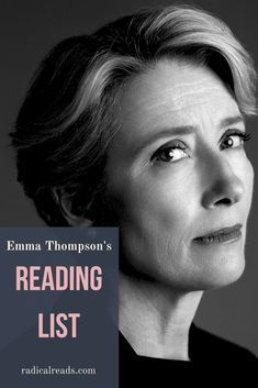 a woman looking up with the words reading list