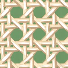 a green and white background with an abstract pattern in the center, made up of intersecting lines