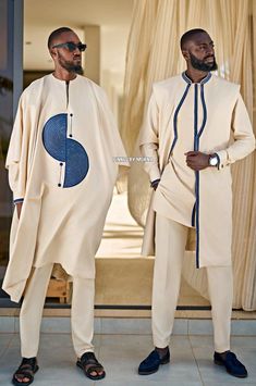 So' Fatoo by Fatima Zahra - Senegal 🇸🇳 Men Kaftan African Fashion For Wedding, Wedding Kaftan For Men, Nigerian Men Fashion Traditional Wedding, Men Kaftan African Fashion, Dansiki Styles Men, African Mens Fashion, African Outfit For Men, Kanzu Wear, Senegalese Clothing