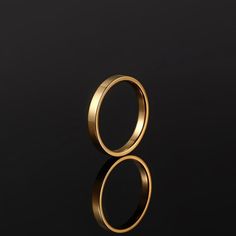 This minimalist Gold band ring is a sophisticated and simple ring perfect for all occasions. Made using either 925 Sterling silver plated with 18K Gold or Stainless Steel with 18K Gold Plating.  DETAILS - Hypoallergenic | No Tarnishing | No Fading | No Irritation  - Made using Recycled Stainless Steel with 18K Gold PVD Plating or 925 Sterling Silver with 18K Gold PVD Plating - 925 Sterling Silver Ring made using Rhodium plating 925 STERLING SILVER WEIGHT: 2.5G - All sizes available | Please chec Tp Logo, Rings For Men Gold, Minimal Gold Ring, Band Rings For Men, Thick Gold Band, Ring Minimal, Minimal Gold, Jewellery Pouch, Ringe Gold